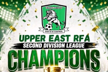 Berekum City Crowned Upper East Division Two Champions