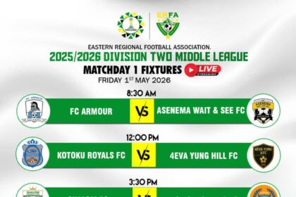 Eastern Regional Division Two Middle League Set to Kick Off on May 1