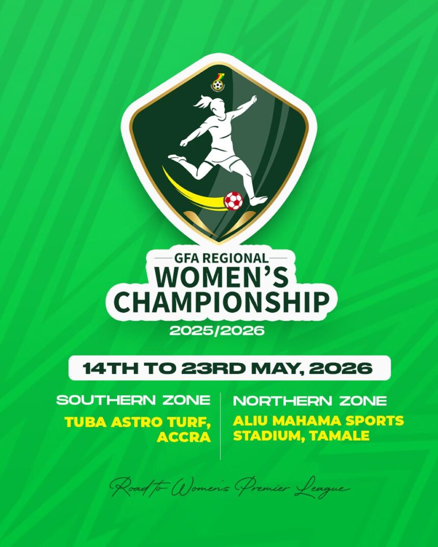 2025/26 Regional Women’s Championship set for 14-23 May