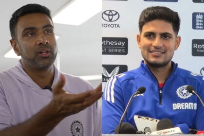 Ravi Ashwin and Shubman Gill