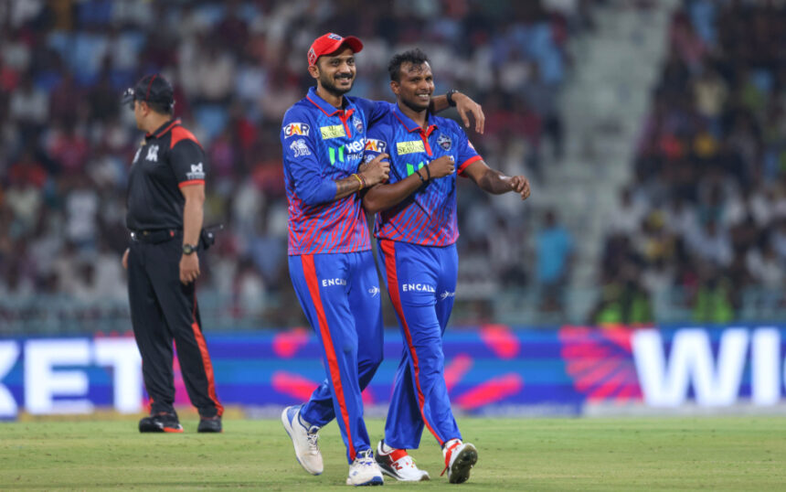 Axar Patel and Natarajan