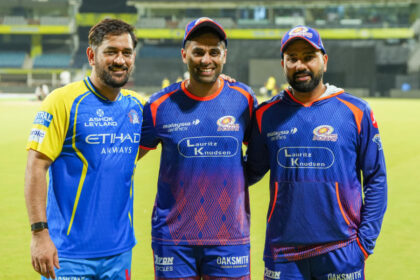 Three eras of T20 World Cup glory reunite as MS Dhoni, Suryakumar Yadav & Rohit Sharma come together in Chennai