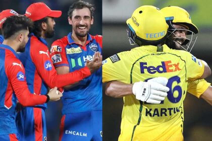 Delhi Capitals vs Chennai Super Kings. (Source:iPL)