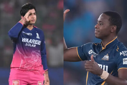 Vaibhav Sooryavanshi and Kagiso Rabada