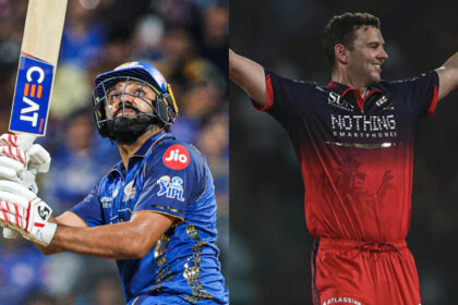 Rohit Sharma and Josh Hazlewood