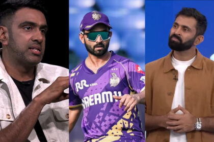 Ravichandran Ashwin, Rahane and Abhishek Nayar
