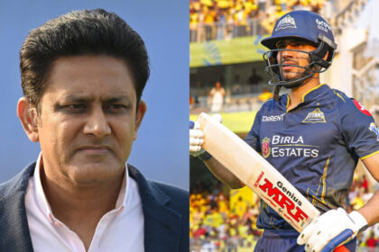 Anil Kumble and Shubman Gill
