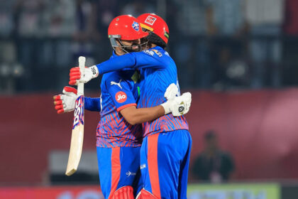 DC winning celebration