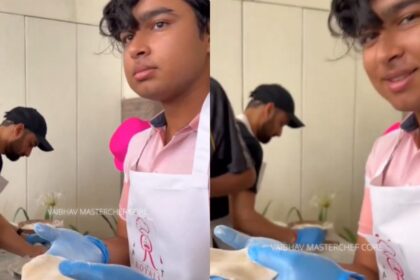 [WATCH] 'Masterchef' Vaibhav Sooryavanshi cooks roti in fun off-field activity amid IPL 2026