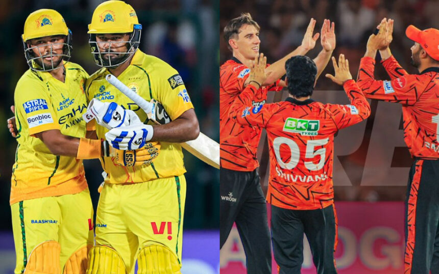 Chennai Super Kings and Sunrisers Hyderabad.