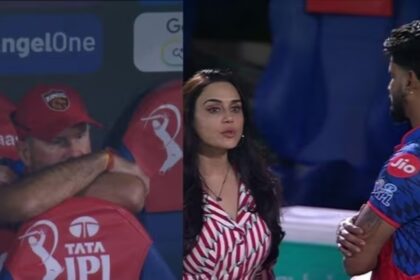 Ricky Ponting dejected in dugout as Preity Zinta does intense post-match discussion with captain Shreyas Iyer after PBKS lose to RCB
