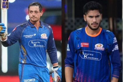 Mumbai Indians dealt double injury blow as Quinton de Kock, Raj Angad Bawa ruled out of IPL 2026