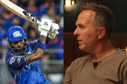Michael Vaughan and Hardik Pandya