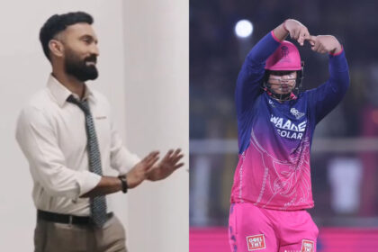 Dinesh Karthik and Vaibhav Sooryavanshi