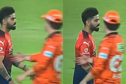Virat Kohli and Travis Head