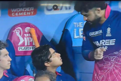 IPL 2026: Riyan Parag seen scolding Vaibhav Sooryavanshi after missed century during RR vs GT clash