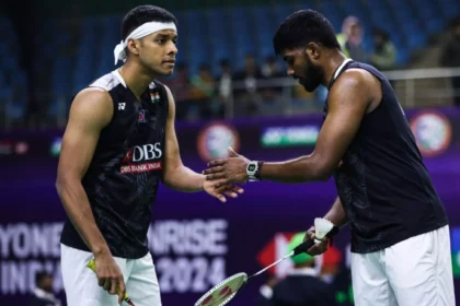 Satwiksairaj Rankireddy and Chirag Shetty Badminton