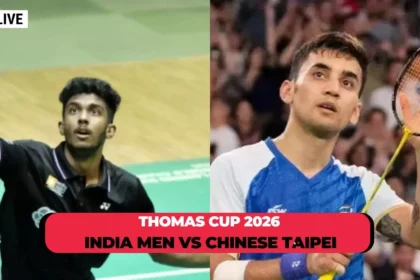 Thomas Cup 2026 Live: India take on Chinese Taipei in quarterfinal- Blog, Updates