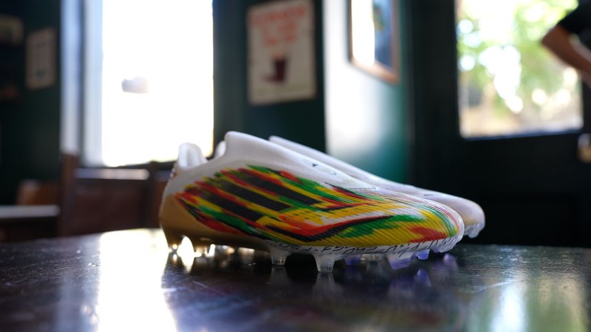 These boots were made for Manchester City and Ghana star Antoine Semenyo and will be seen at the World Cup.