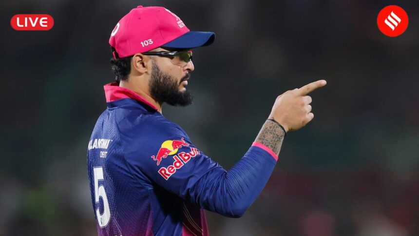 DC vs RR Live Score, IPL 2026: Riyan Parag will be in focus in Delhi. (CREIMAS)
