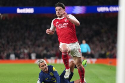 This is only the second time in their history that Arsenal have made it to the Champions League final. (AP Photo)