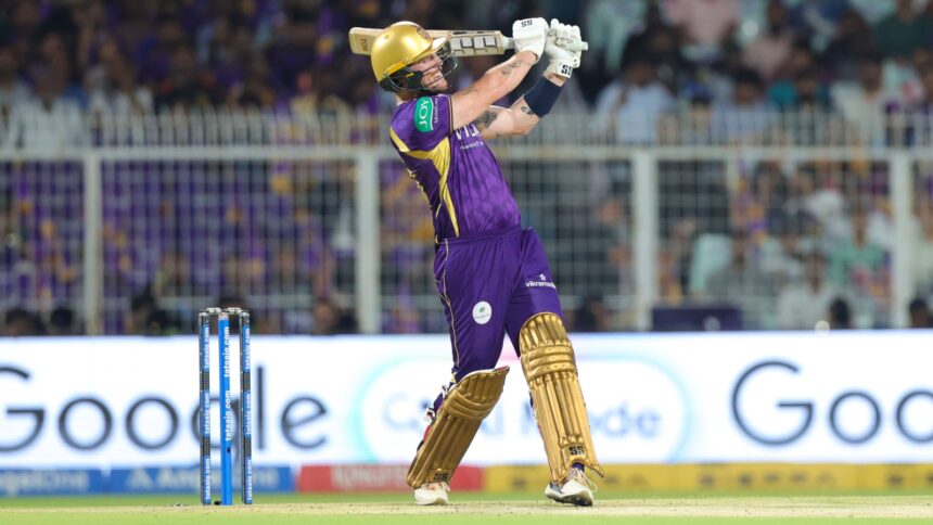 Finn Allen smoked 35-ball 93, helping KKR beat GT and stay alive in IPL 2026. (CREIMAS FOR IPL)