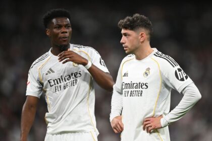 Aurélien Tchouaméni and Federico Valverde clashed during training last week.