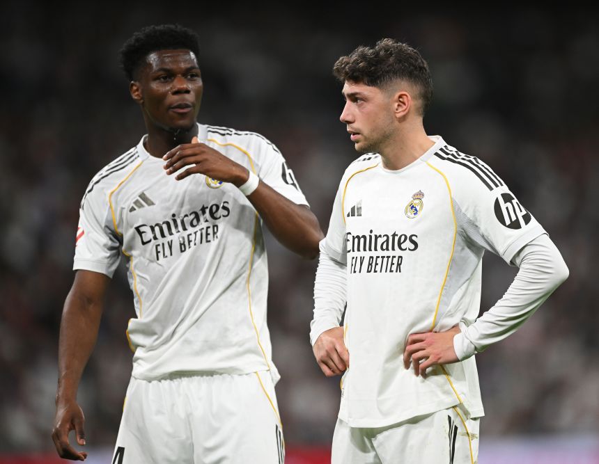 Aurélien Tchouaméni and Federico Valverde clashed during training last week.