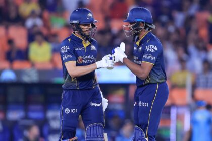 Gill and Sudharsan stitched together a 125-run opening stand against CSK that set up GT’s massive total of 229. (CREIMAS)