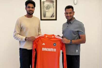 Gurnoor Brar (Left) with coach Varinder Singh. (Photo by special arrangement)