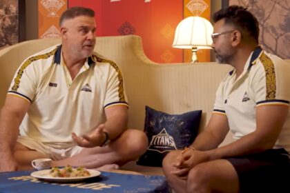 Patel would recall how Hayden, a competent chef himself, had invited the Indian to his home in Brisbane and made yellow daal and paneer butter masala for him. (Youtube/Gujarat Titans)