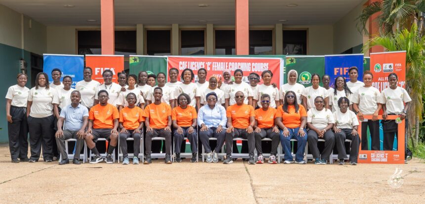 All-Female CAF Licence ‘C’ Coaching Course underway at GFA Technical Centre