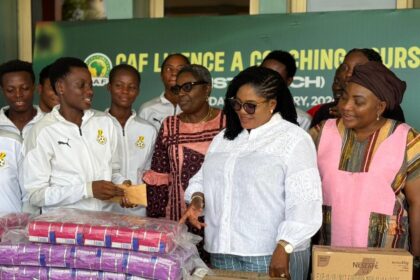First Lady Lordina Mahama boosts Black Maidens and Black Princesses with generous support