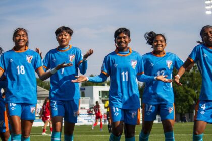 India now face China in the quarterfinal of the tournament on May 11 at the Suzhou Sports Centre Stadium. (AIFF Photo)