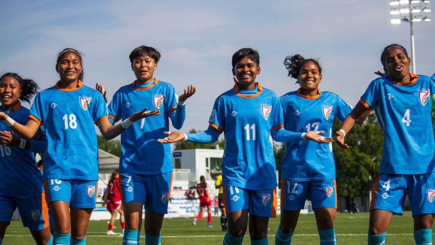 India now face China in the quarterfinal of the tournament on May 11 at the Suzhou Sports Centre Stadium. (AIFF Photo)