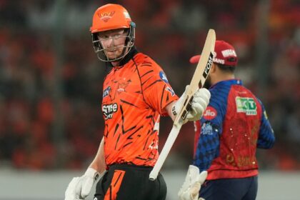 IPL 2026 Points Table Update: Sunrisers Hyderabad's Heinrich Klaasen celebrates his fifty during the Indian Premier League cricket match against PBKS in Hyderabad. (AP Photo)