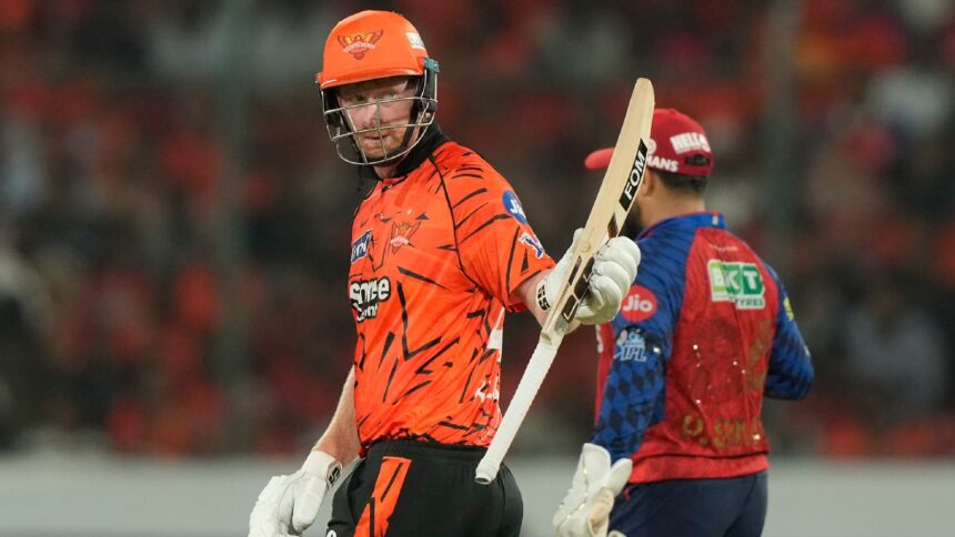 IPL 2026 Points Table Update: Sunrisers Hyderabad's Heinrich Klaasen celebrates his fifty during the Indian Premier League cricket match against PBKS in Hyderabad. (AP Photo)