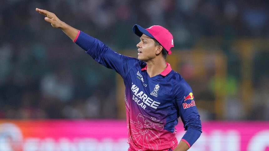 Stand-in captain Yashasvi Jaiswal led RR to their seventh win of the IPL 2026 season. (CREIMAS)