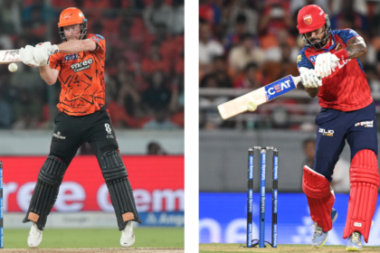 Sunrisers Hyderabad's Heinrich Klaasen (LEFT) and Punjab Kings' captain Shreyas Iyer. (Photos: AP)