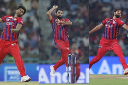 Three bowlers. One powerplay. The seam, the speed, the swing - each doing a different job, each doing it well.