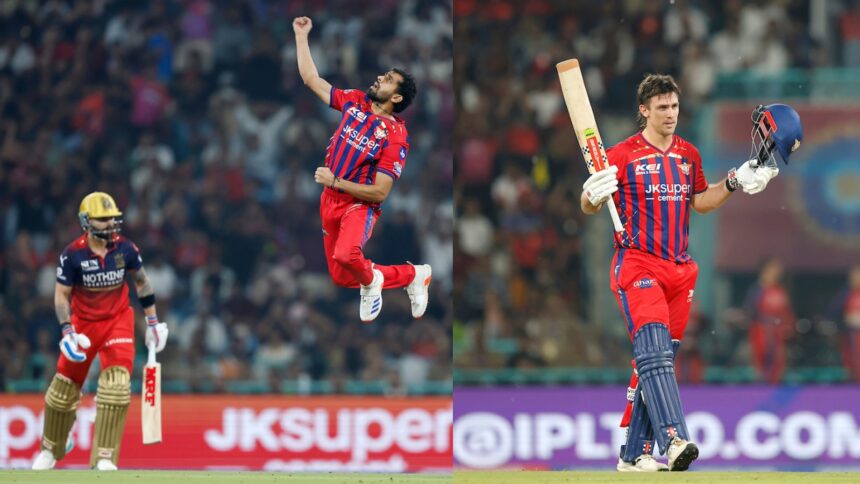 Prince Yadav Mitchell Marsh LSG vs RCB