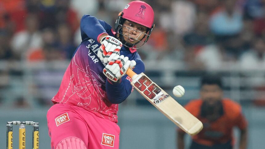 Vaibhav Sooryavanshi six hitting IPL