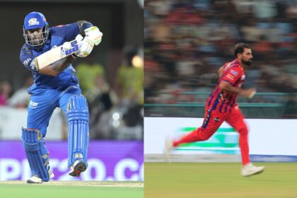 Suryakumar Yadav Mohaamad Shami MI vs LSG
