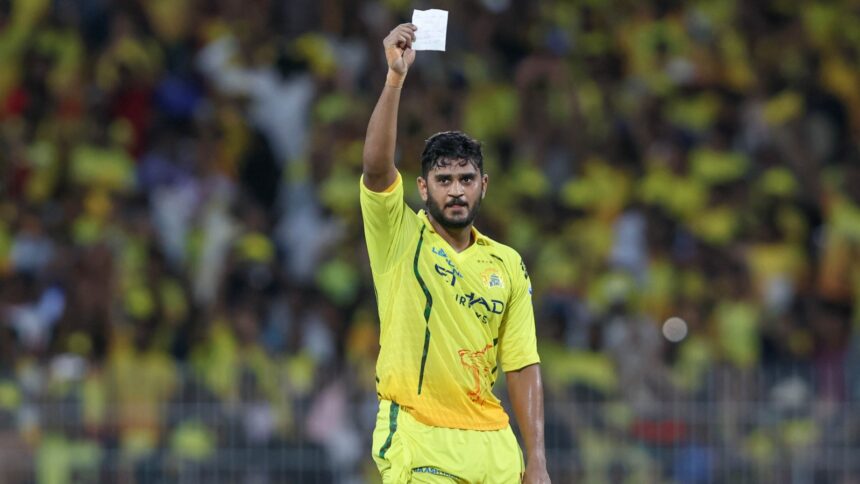 Urvil Patel dedicated his record-equaling IPL fifty to his father. (CREIMAS FOR IPL)