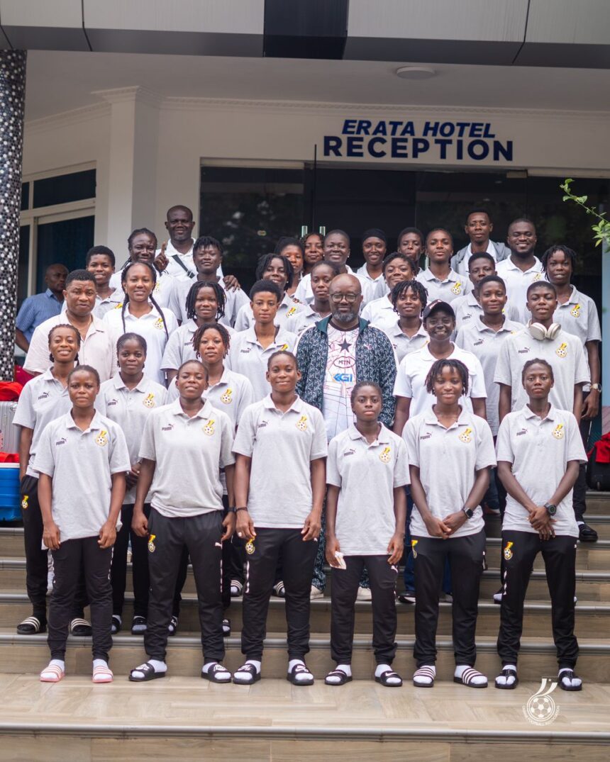 President Simeon-Okraku inspires Black Princesses ahead of Uganda decider