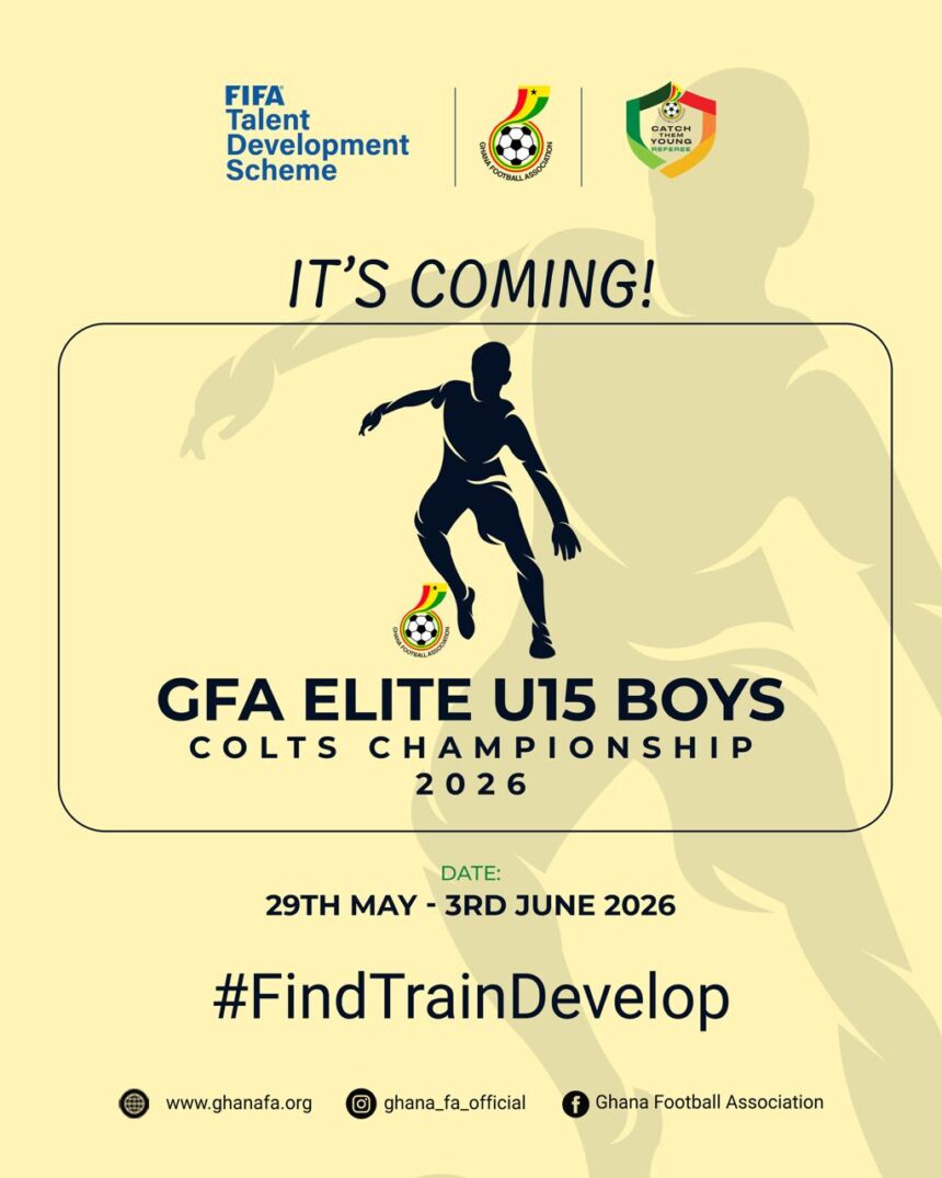 FIFA TDS: 2026 GFA Elite U15 Boys Championship Set to Kick Off on May 29