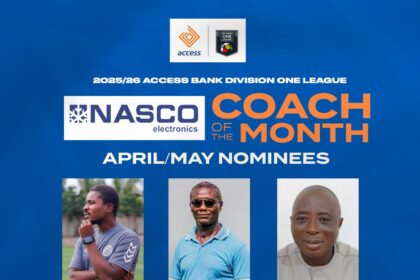 Three coaches nominated for NASCO coach of the month – April/May