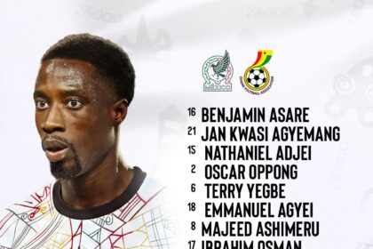 Desmond Ofei names Benjamin Asare in post for Mexico friendly