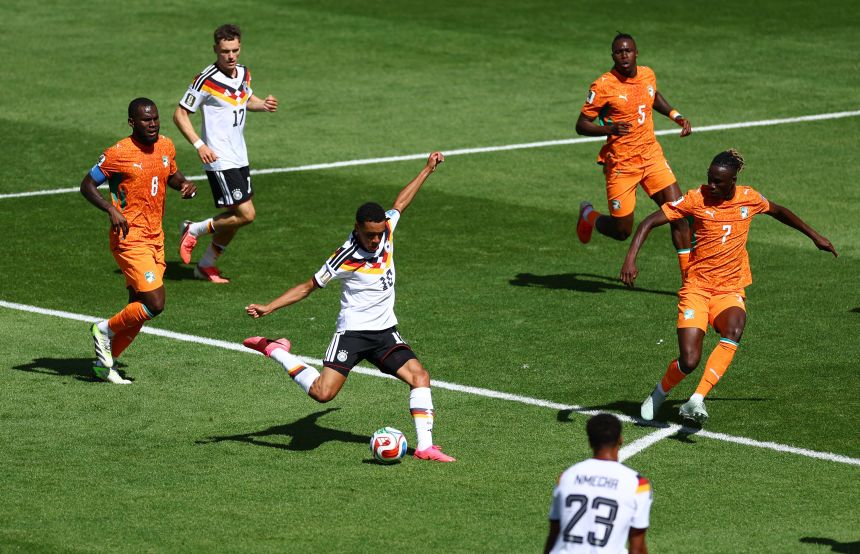 Jamal Musiala and Germany will be on cruise control today as they've already won Group E.