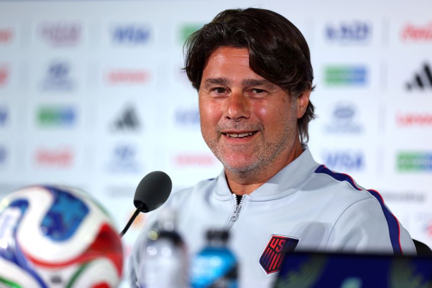 US head coach Mauricio Pochettino was all smiles Wednesday (above)... not so much Thursday night.